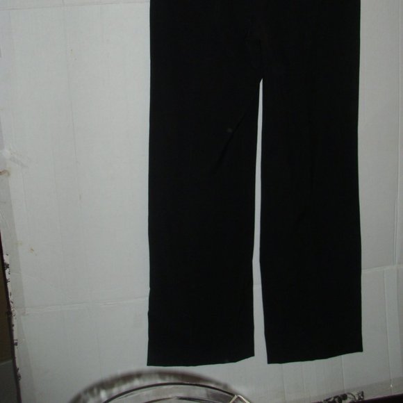 Larry Levine sophisticated overcoat matching pants sz 4 Black - Picture 12 of 12